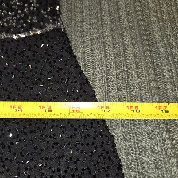 Chaudry Silk Beaded Gown black tie Elegant Whimsigoth Dark Feminine Fairy Grunge - Picture 6 of 16